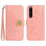 Etui pour sony xperia 1 iii couverture de t�l�phone carte de cr�dit portefeuille flip coque en tpu antichoc ...