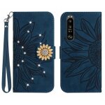 Etui pour sony xperia 1 v couverture de t�l�phone titulaire de la carte carte de cr�dit portefeuille ...