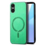 Etui pour sony xperia 10 ? slim lger chargement sans fil montures de voiture magsafe - vert