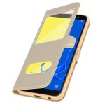 Etui sony xperia xz2 protection el�gante et durable en cuir pu or