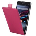 Etui sony xperia z1 compact flip rose