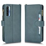 Etui pour tcl 20 / tcl 20s / tcl 20l portefeuille a fermeture eclair magn�tique pu cuir flip titulaire ...