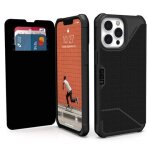 Etui uag iphone 13 pro max metropolis portefeuille l�g�re et r�sistante noir