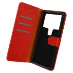 Etui universel smartphone 5, 2 � 5, 5 pouces avec porte cartes support vid�o rouge