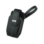 Etui vertical cuir noir dragonne origine blackberry pearl 8300 / 8310