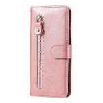 Etui pour vivo y55 5g / 75 5g fermeture eclair supports de fente pour carte cuir housse de protection ...