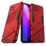 Etui pour xiaomi 10 lite 5g kickstand militaire robuste couverture protectrice - rouge