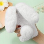 Etui pour xiaomi redmi note 8 belle plushrabbit etui en peluche automne et hiver plushcase rabbit furprotectio ...