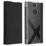Etui xperia xa2 housse folio clapet portefeuille muvit made for xperia - noir
