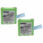 Extensilo 2x batteries compatible avec midland gxt250 radio talkie - walkie (800mah, 4, 8v, nimh)