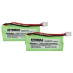 Extensilo 2x batterie compatible avec siemens gigaset al110a trio, al110a duo, al110 duo, al110 trio ...