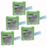 Extensilo 5x batteries compatible avec motorola talkabout tlkr 6, xt, xtb, xtk radio talkie - walkie ...
