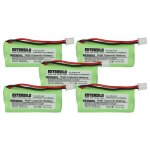 Extensilo 5x batterie compatible avec siemens gigaset al110a trio, al110a duo, al110 duo, al110 trio ...