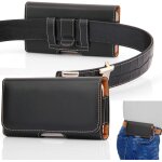 Fasyu etui de t�l�phone universel, clip ceinture etui, etui ceinture cuir de t�l�phone, pour t�l�phones ...