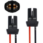 Fchhk - lot de 2 w5w t10 194 w3w support de douille ampoule caoutchouc connecteur t10 w5w wy5w adaptateur ...
