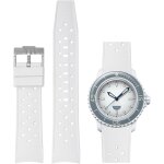 Fdjhy - bracelets pour montre blancpain swatch, tropical courbe sans soudure, bracelet de rechange silicone ... Fdjhy - bracelets pour montre blancpain swatch, tropical courbe sans soudure, bracelet de rechange silicone ...