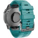 Compatible avec fenix 6x / fenix 5x bracelet de montre en silicone a fermeture rapide avec boucle a vis ...