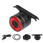 Feu arrire de vlo intelligent avec dtection automatique des freins, rechargeable par usb pour les ...