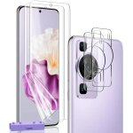 Film protecteur ecran huawei p60 (2x tpu) + 2x protecteurs lentille camra verre tremp 9h - hd, couverture ...