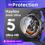 Film de protection 3d pour protecteur d'cran haylou solar ultra, accessoires de montre intelligente ...