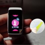 Film de protection anti - choc souple tpu hd transparent pour polar a360 a370, 2 pices, pour bracelet ...