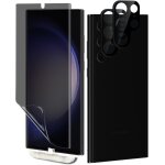 Film de protection confidentialit pour samsung galaxy s23 ultra 5g (1x ecran tpu + 2x protgelentilles) ...