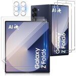 Film de protection d'ecran en verre tremp� pour samsung galaxy z fold 6 5g / z fold6 et tpu flexible ...