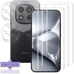 Film de protection d'ecran pour xiaomi redmi note 15 pro plus 5g, 3 pi�ces tpu films hydrogel + 2 pi�ces ...