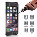 Film de protection iphone 6 6s (4 7) en verre tremp� transparent ultra resistant