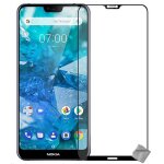 Film de protection verre trempe incurve integral pour nokia 7. 1 (2018) - noir