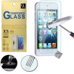 Film de protection vitre verre trempe transparent pour apple ipod touch 5
