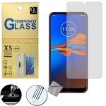 Film de protection vitre verre trempe transparent pour motorola moto e6 plus