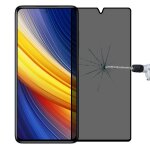 Film en verre tremp� anti - regard pour xiaomi poco x3 pro,