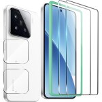 Film pour xiaomi 15 verre trempé, 2 pièces film de protection + 2 pièces film de protection d'appareil ... Film pour xiaomi 15 verre trempé, 2 pièces film de protection + 2 pièces film de protection d'appareil ...