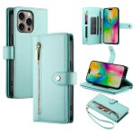 Flip etui pour iphone 16 pro max b�quille compartiment portefeuille sangle de poignet fentes multifonctionnell ...