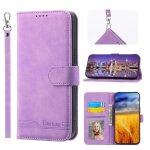 Flip etui pour iphone se 4 fentes pour cartes fermeture magn�tique cash poche bracelet premium - violet ...