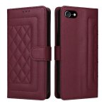 Flip etui pour iphone 6 etui en cuir couverture rabotant antichoc portefeuille simple entreprise - rouge ...