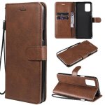Flip etui pour lg k52 avec fente pour carte couleur solide classique etui de t�l�phone portefeuille d'affaires ...