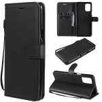 Flip etui pour lg k52 avec fente pour carte couleur solide classique etui de t�l�phone portefeuille d'affaires ...