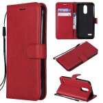 Flip etui pour lg k8 2018 couleur solide classique etui de t�l�phone portefeuille d'affaires cuir de ...
