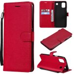 Flip etui pour lg k92 5g etui de t�l�phone portefeuille d'affaires couleur solide classique cuir de haute ...