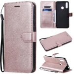 Flip etui pour lg w30 cuir de haute qualit� couleur solide classique avec fente pour carte etui de t�l�phone ...