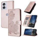 Flip etui pour motorola edge 50 fusion fermeture magn�tique en cuir pu bicelle de protection livre flip ...