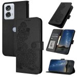 Flip etui pour motorola edge 50 fusion fermeture magn�tique en cuir pu bicelle de protection livre flip ...