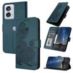 Flip etui pour motorola edge 50 fusion fermeture magn�tique en cuir pu bicelle de protection livre flip ...