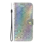 Flip etui pour motorola moto edge 50 pro paillettes color�es fente pour carte cuir pu premium etui portefeuill ...