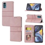 Flip etui pour motorola moto g22 cuir pu fermeture magntique bicelle etui portefeuille protection antichoc ...