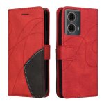 Flip etui pour motorola moto g85 5g portefeuille en cuir avec support de fente pour carte livre flip ...