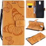 Flip etui pour nokia 3. 1 couverture antichoc flip kickband avec support de fente pour carte couverture ...