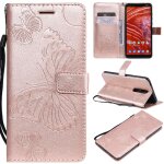Flip etui pour nokia 3. 1 plus couverture antichoc avec support de fente pour carte couverture magn�tique ...